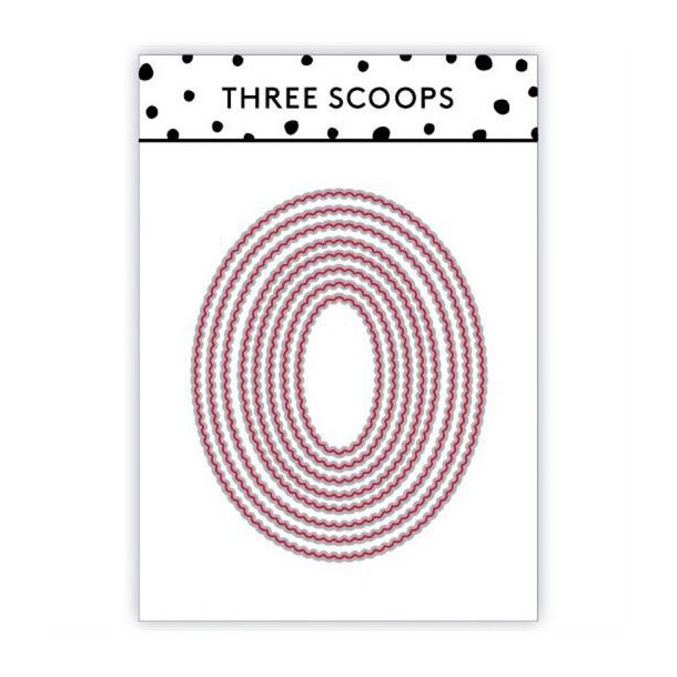 Three Scoops - Die - Blonde Oval - TSCD0120