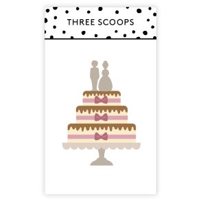 Three Scoops - Die - Bryllupskage 