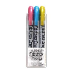 Tim Holtz - Distress Crayon Pearl Set - Holiday Set #2