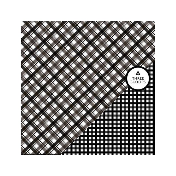 Three Scoops - Designpapir - Smagen af lakrids - Tern