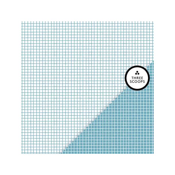 Three Scoops - Designpapir - Smagen af havet - Gitter