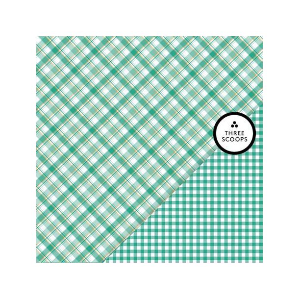 Three Scoops - Designpapir - Smagen af mint - Tern