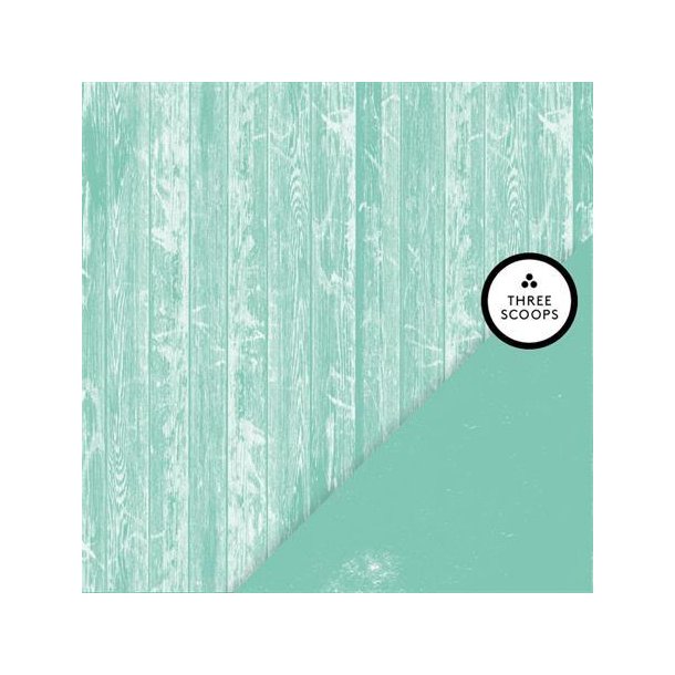 Three Scoops - Designpapir - Smagen af mint - Tr / rug