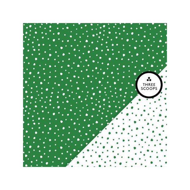 Three Scoops - Designpapir - Smagen af eukalyptus - Dot