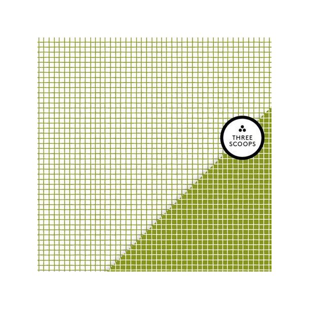 Three Scoops - Designpapir - Smagen af oliven - Gitter