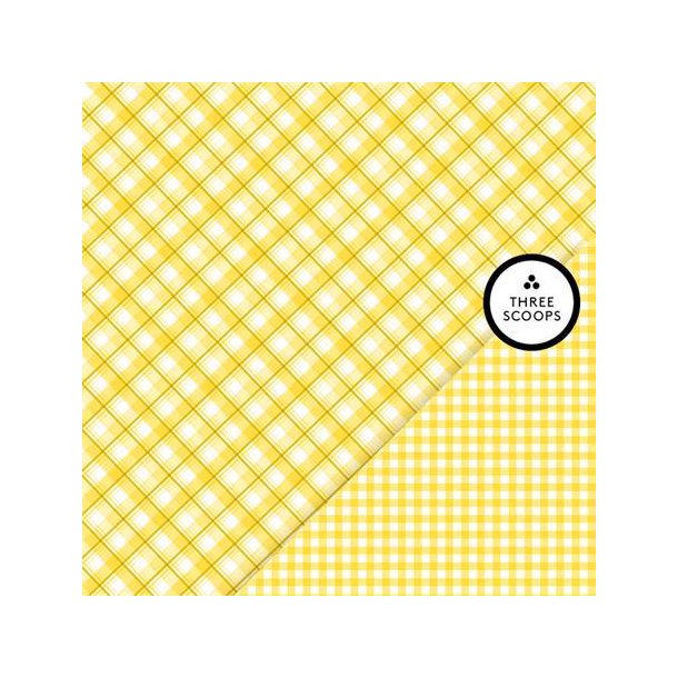 Three Scoops - Designpapir - Smagen af citron - Tern