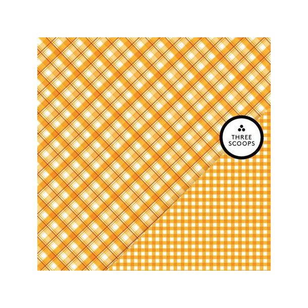 Three Scoops - Designpapir - Smagen af appelsin - Tern