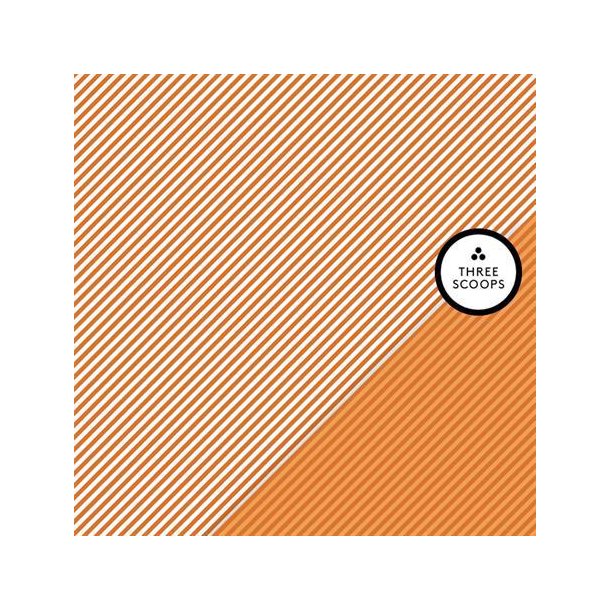 Three Scoops - Designpapir - Smagen af grskar - Diagonale striber