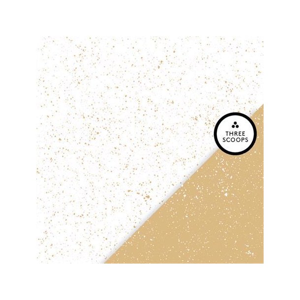 Three Scoops - Designpapir - Smagen af cafelatte - Splat