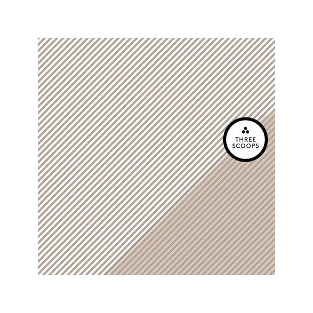 Three Scoops - Designpapir - Smagen af peber - Diagonale striber
