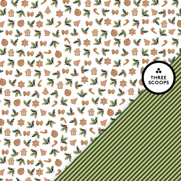 Three Scoops - Designpapir - Smagen af JUL  Julesmkager 1