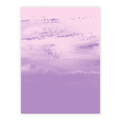 Three Scoops - Designpapir - A4 - Store sommerfugle lilla/gul