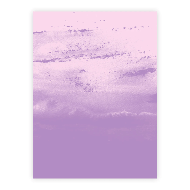 Three Scoops - Designpapir - A4 - Store sommerfugle lilla/gul