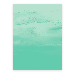 Three Scoops - Designpapir - A4 - Sm sommerfugle bl/turkis