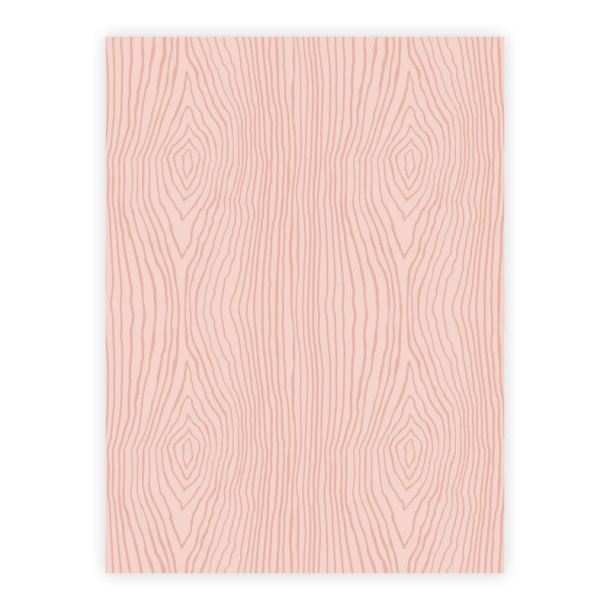 Three Scoops - Designpapir - A4 - Trstruktur rosa