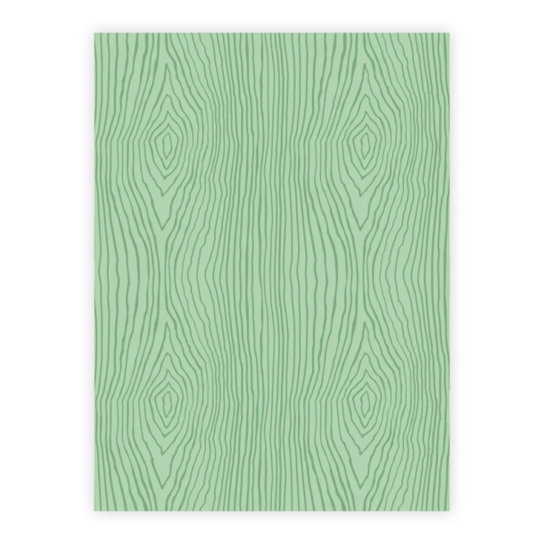 Three Scoops - Designpapir - A4 - Trstruktur mat grn