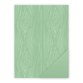 Three Scoops - Designpapir - A4 - Trstruktur mat grn