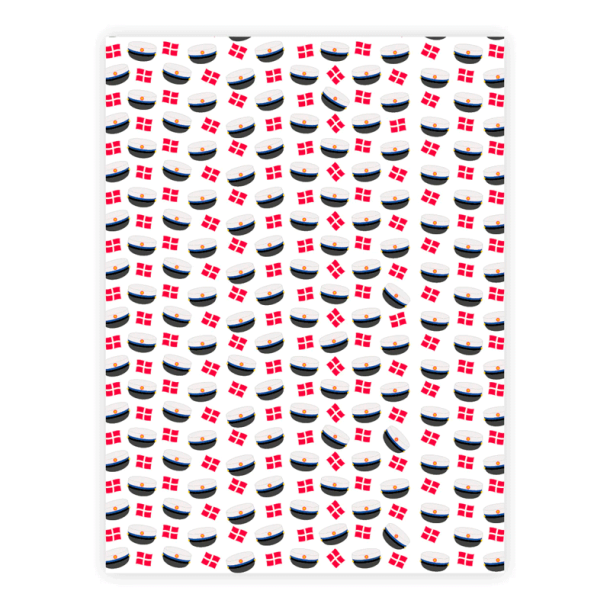 Three Scoops - Designpapir - A4 - Studenterhue bl