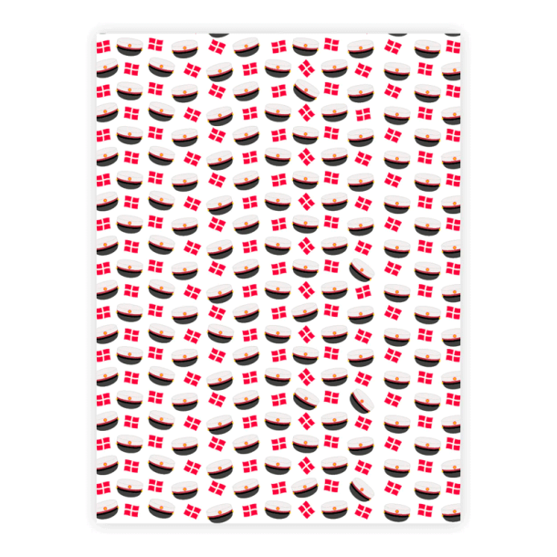 Three Scoops - Designpapir - A4 - Studenterhue rd