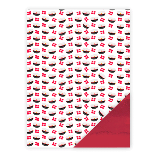 Three Scoops - Designpapir - A4 - Studenterhue rd