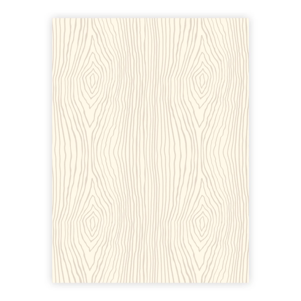 Three Scoops - Designpapir - A4 - Trstruktur beige