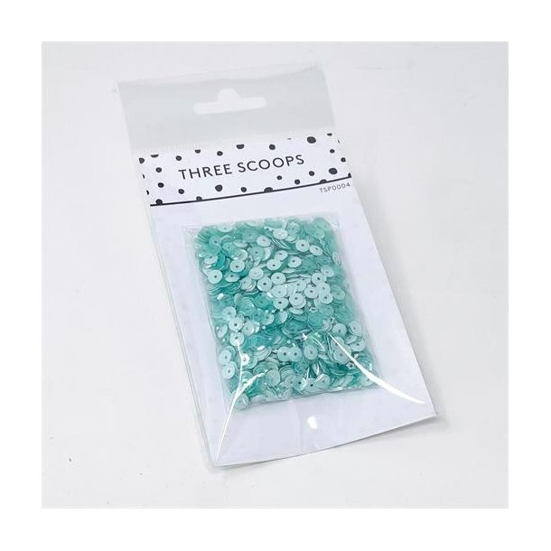 Three Scoops - Pailletter - Smagen af Mint - TSP0004