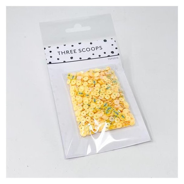 Three Scoops - Pailletter - Smagen af Citron - TSP0010