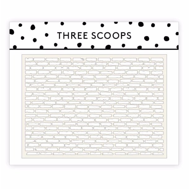 Three Scoops - Stencil - Mursten