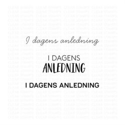 Three Scoops - Stempel - I dagens anledning - TSSL1005