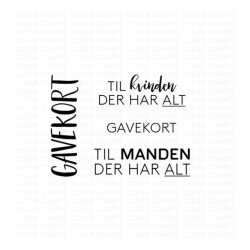 Three Scoops - Stempel - Gavekort - TSSL1014