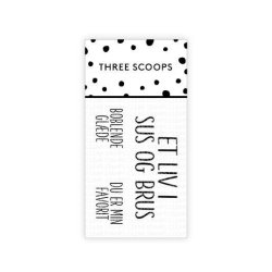 Three Scoops - Stempel - Et liv i sus og brus - TSSL1113