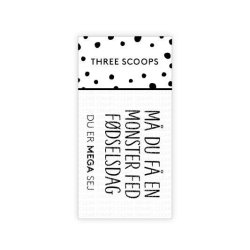 Three Scoops - Stempel - Monster fed fdselsdag  - TSSL1115
