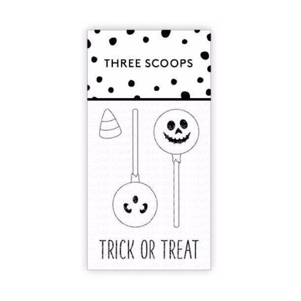 Three Scoops - Stempel - Trick or Treat
