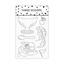 Three Scoops - Stempel - Isdessert - TSSM0121