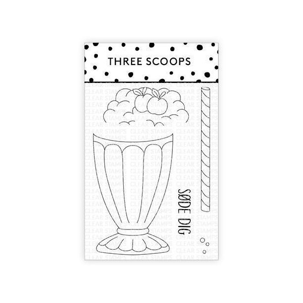 Three Scoops - Stempel - Milkshake - TSSM0155