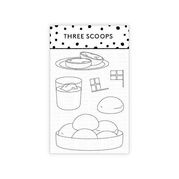 Three Scoops - Stempel - Boller & Kakao - TSSM0161