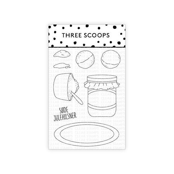 Three Scoops - Stempel - bleskriver - TSSM0166