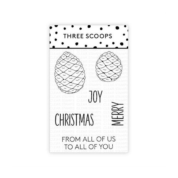 Three Scoops - Stempel - Grankogler - TSSM0175