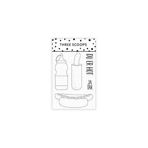 Three Scoops - Stempel - Hotdog - TSSM0212