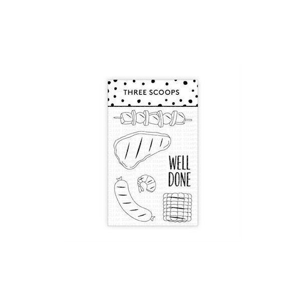 Three Scoops - Stempel - Grillmad - TSSM0213