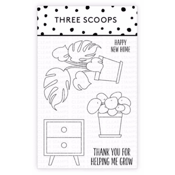 Three Scoops - Stempel - Kommode & planter