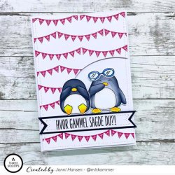 Three Scoops - Stempel - Cool pingviner