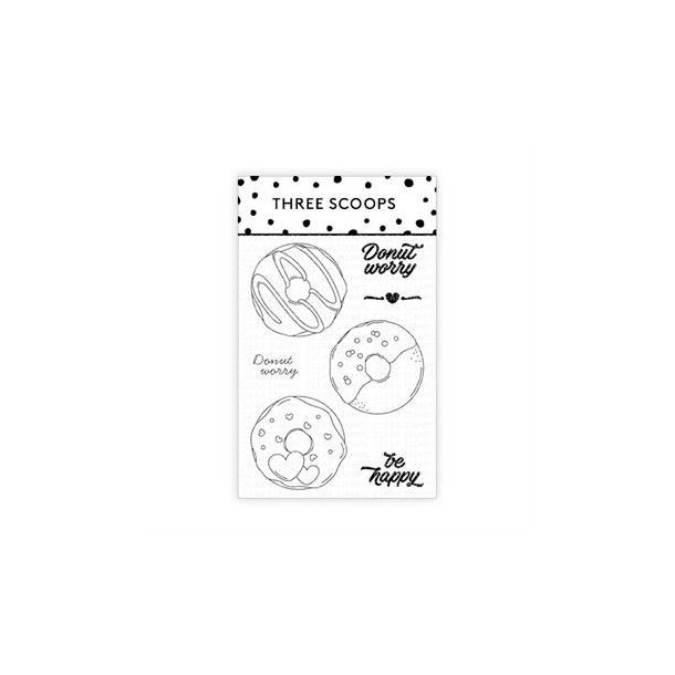 Three Scoops - Stempel - Donut