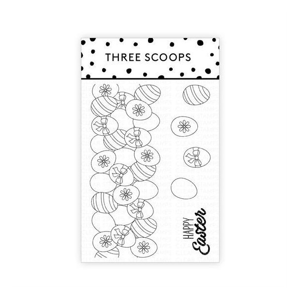 Three Scoops - Stempel - Happy Easter