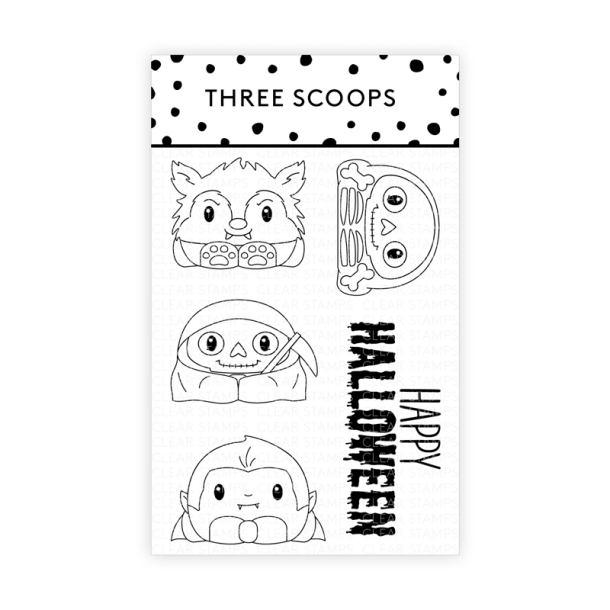 Three Scoops - Stempel - Happy Halloween