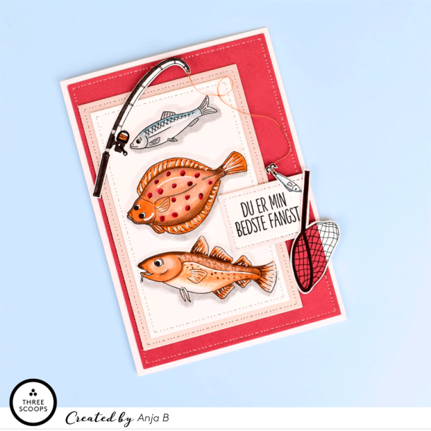 Three Scoops - Stempel - Fisk