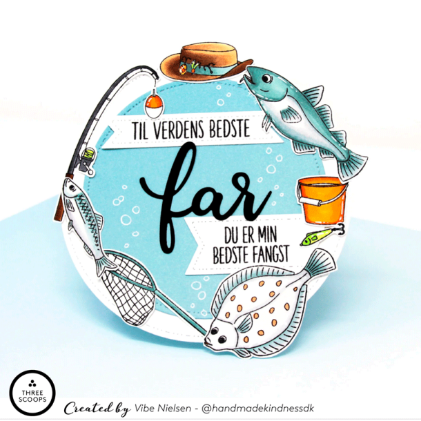 Three Scoops - Stempel - Fisk