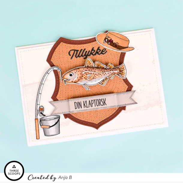 Three Scoops - Stempel - Fisk