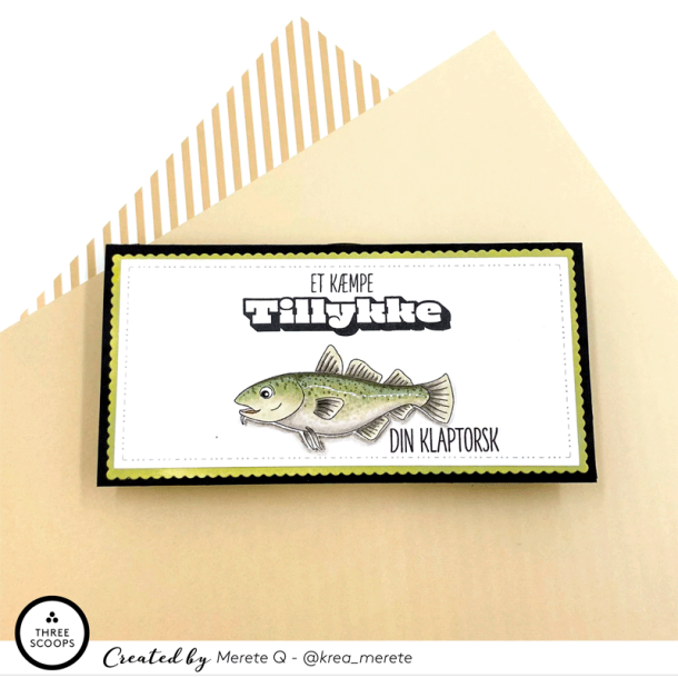 Three Scoops - Stempel - Fisk