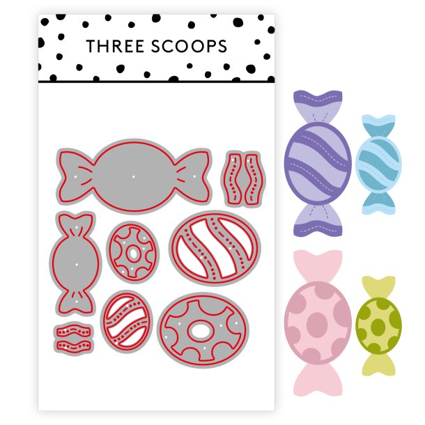 Three Scoops - Die - Karameller